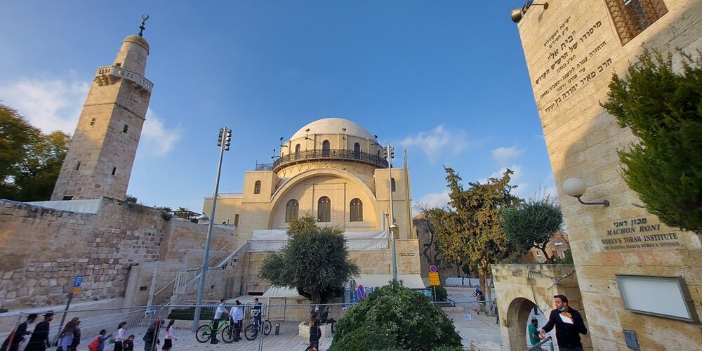 בית כנסת החורבה רובע יהודי