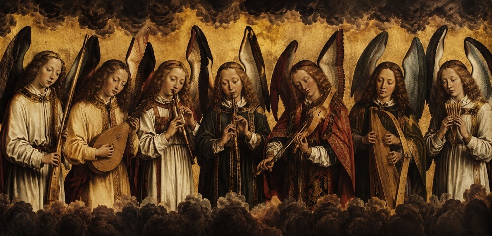 Angels Playing Music